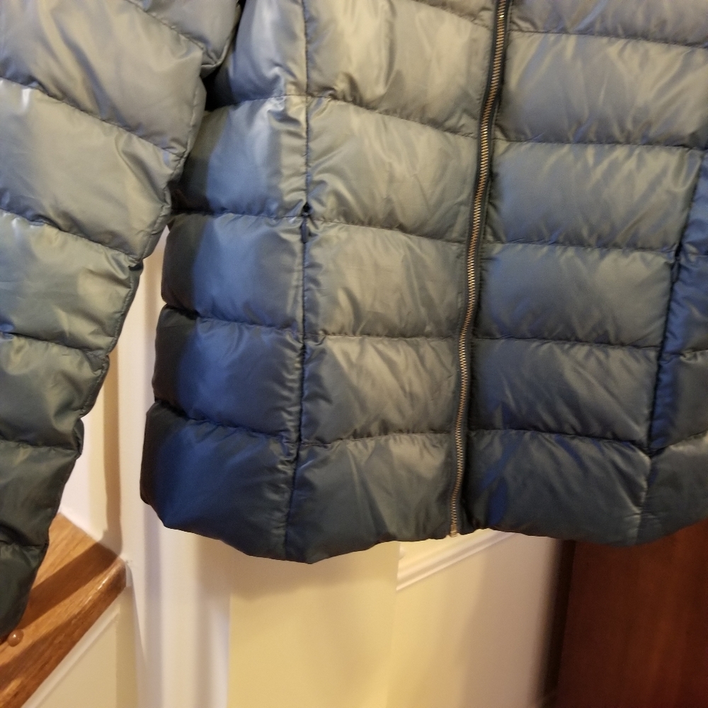 Used once after purchase women’s Sundance Ombre Blue Puffer Jacket XL - Picture 2 of 7
